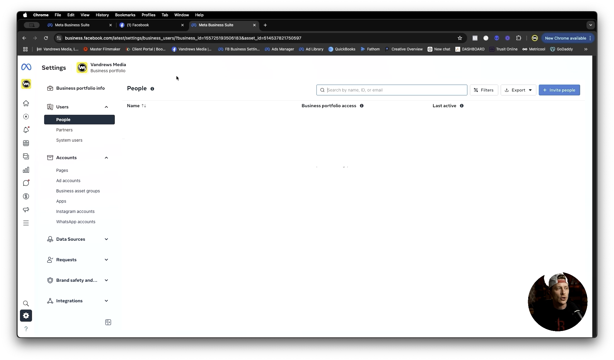 Meta Business Portfolio Settings Meta Business Portfolio Settings