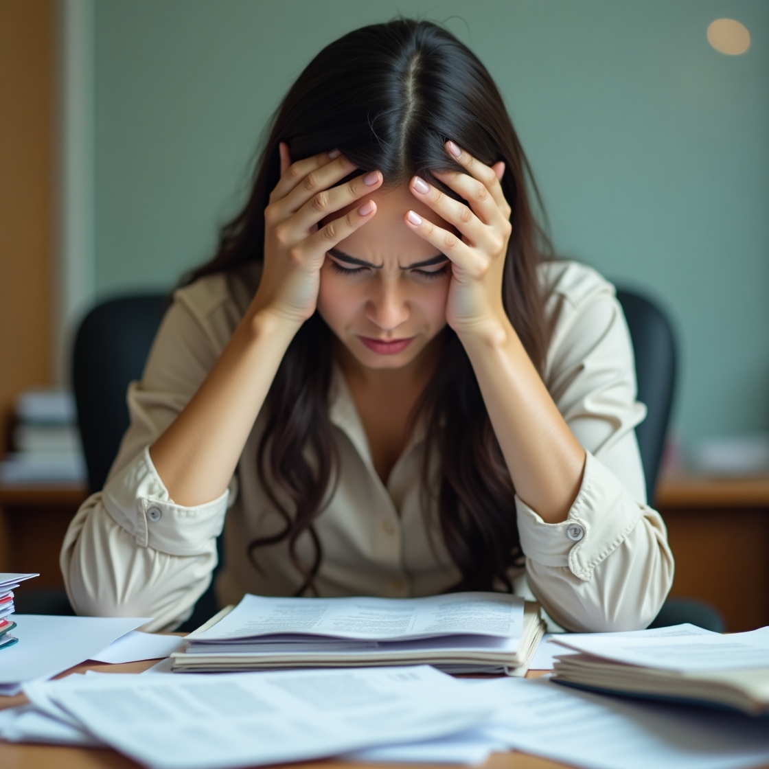 Burnout staff, work overload, voice AI, receptionist Burnout staff, work overload, voice AI, receptionist