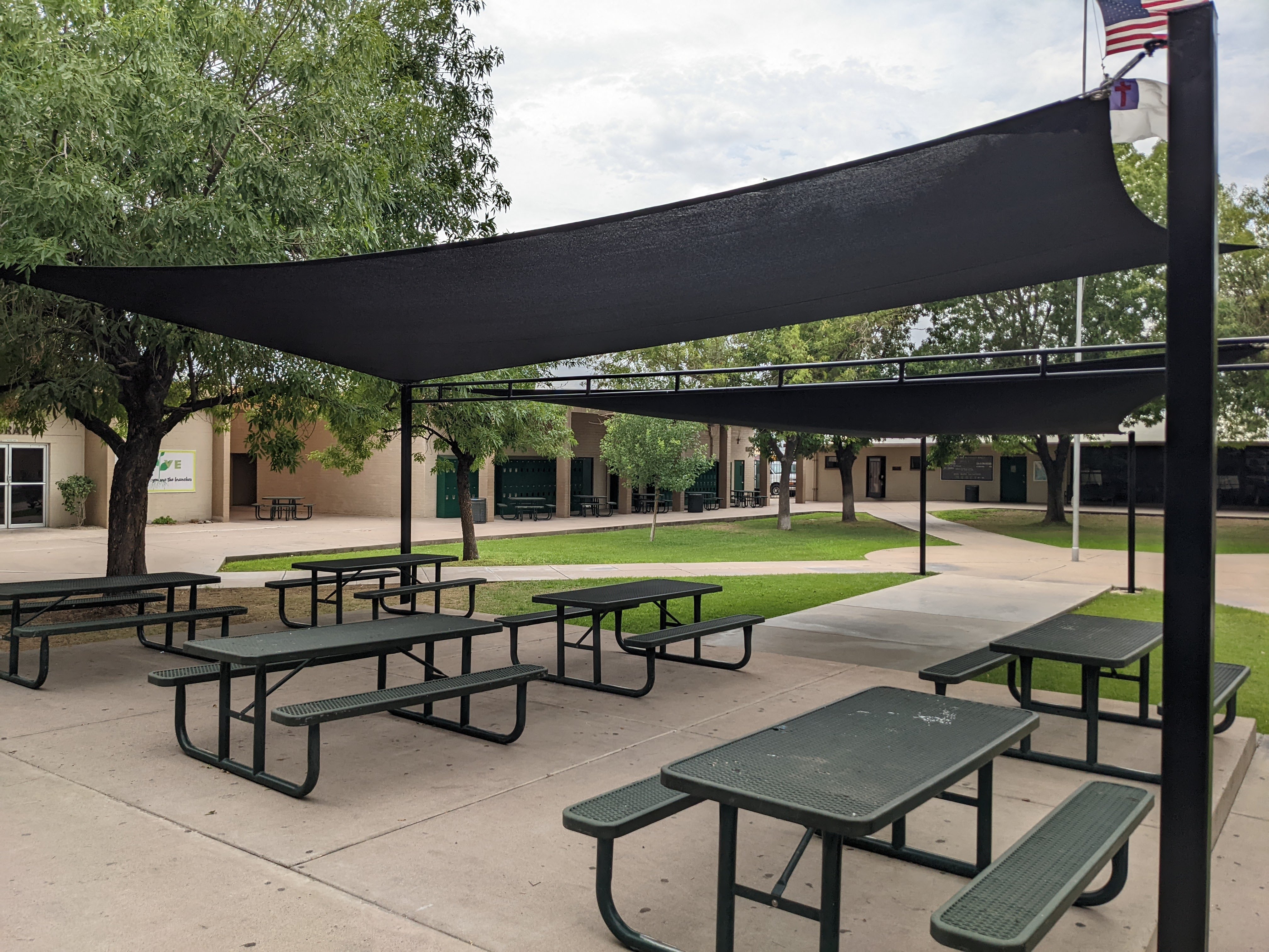 Commercial School Shade Sails