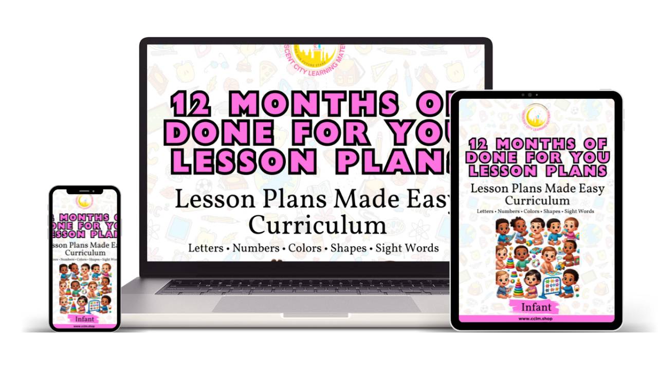 12 Months Done For You Lesson Plan For Infant (DIGITAL)