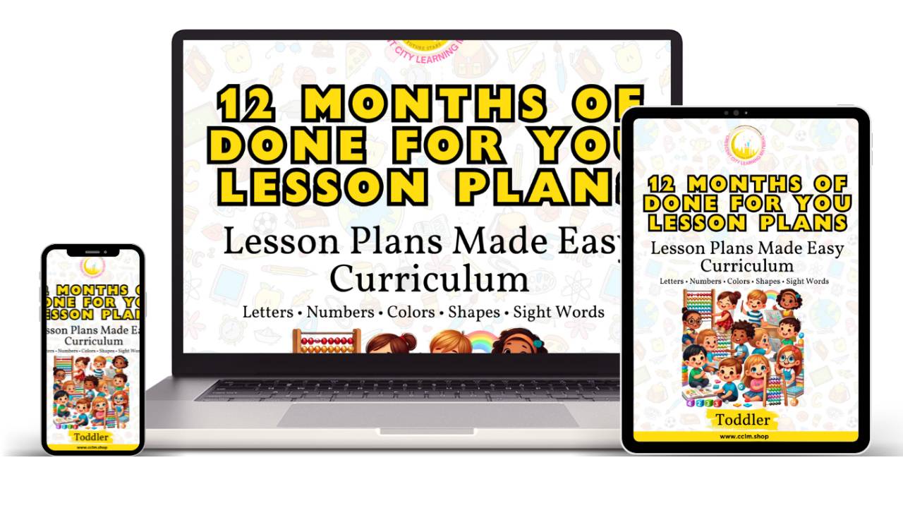 12 Months Done For You Lesson Plan For Toddler (DIGITAL)