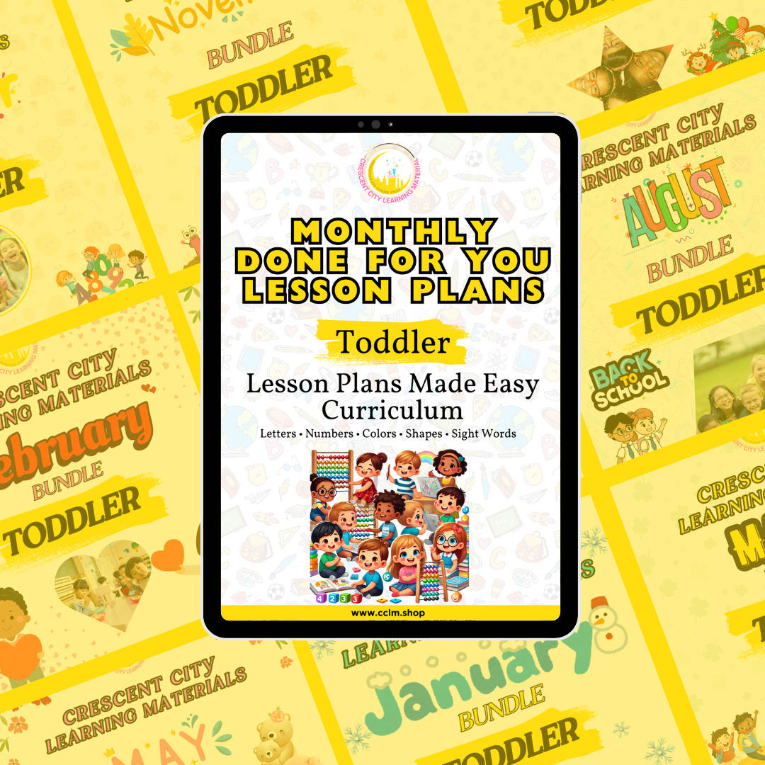 Monthly Bundle For Toddler (DIGITAL)
