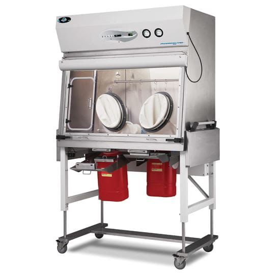 Laminar flow hood used for sterile IV compounding at the Institute for Human Optimization