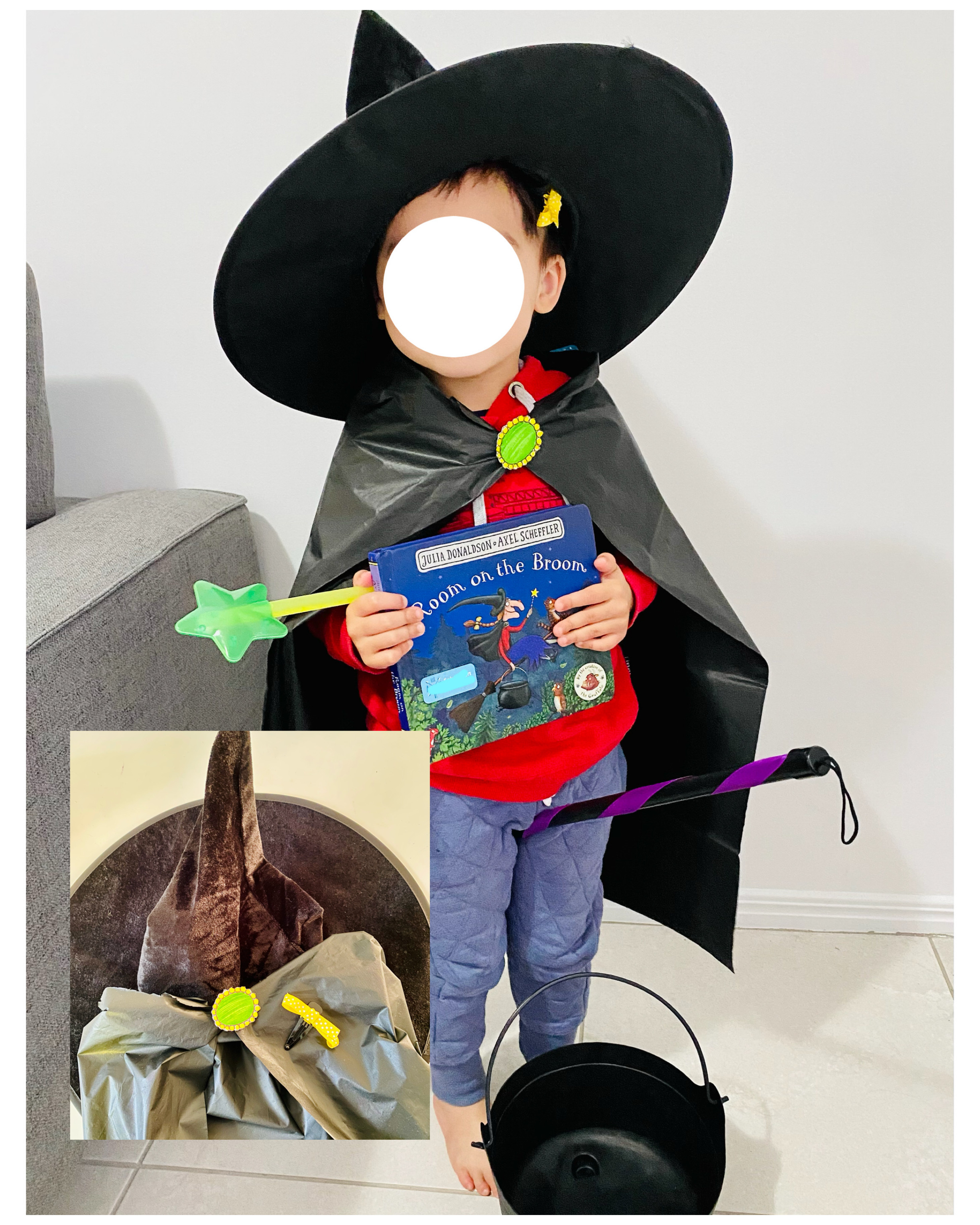 DIY Room on the broom costume DIY Room on the broom costume