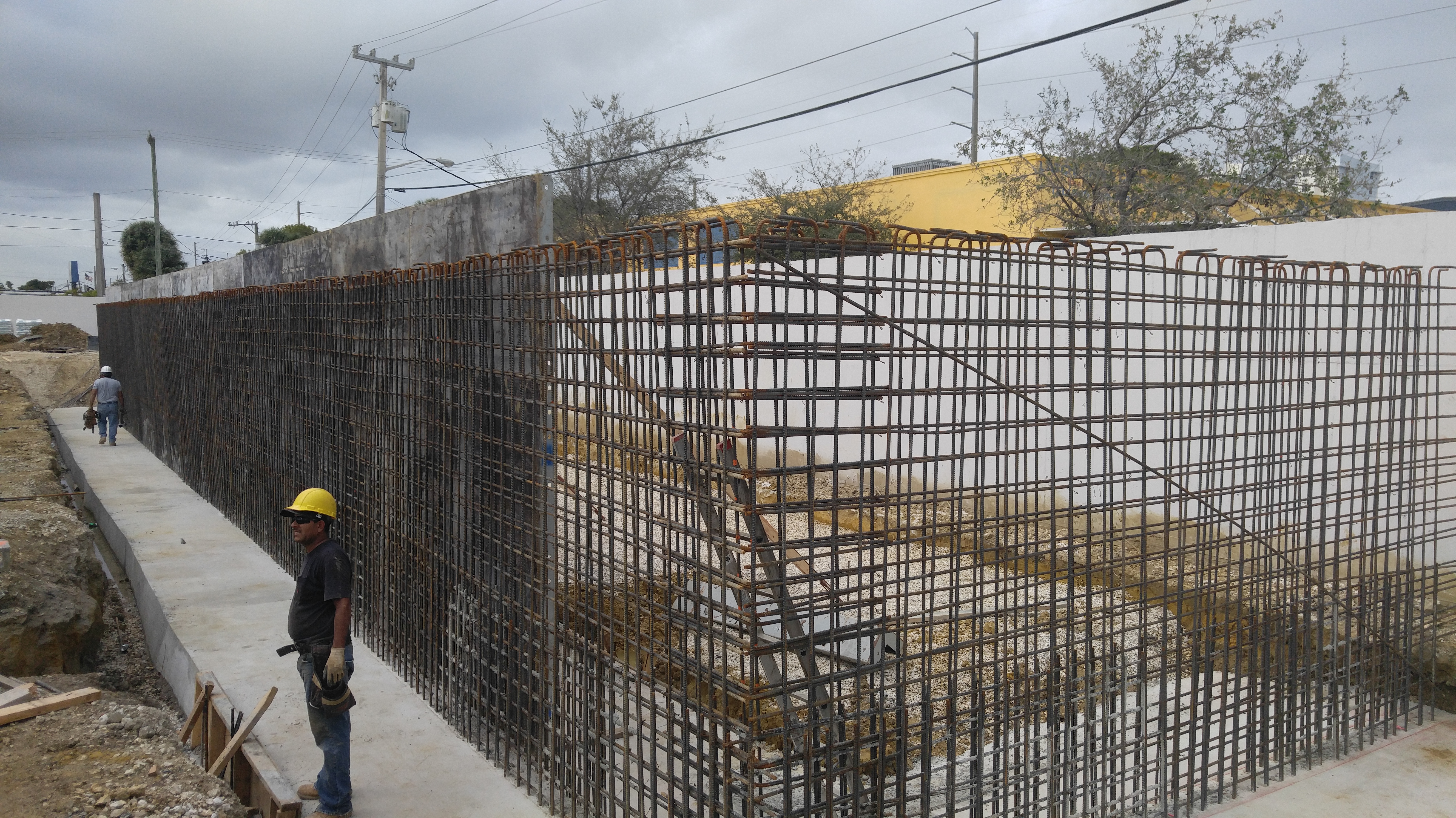 Pour-in-Place Wall Construction
