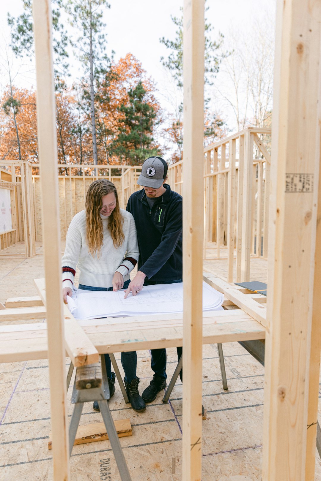 Home in construction phase