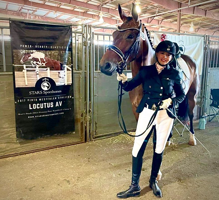 Amy Vanner & First Solo at a successful USDF show