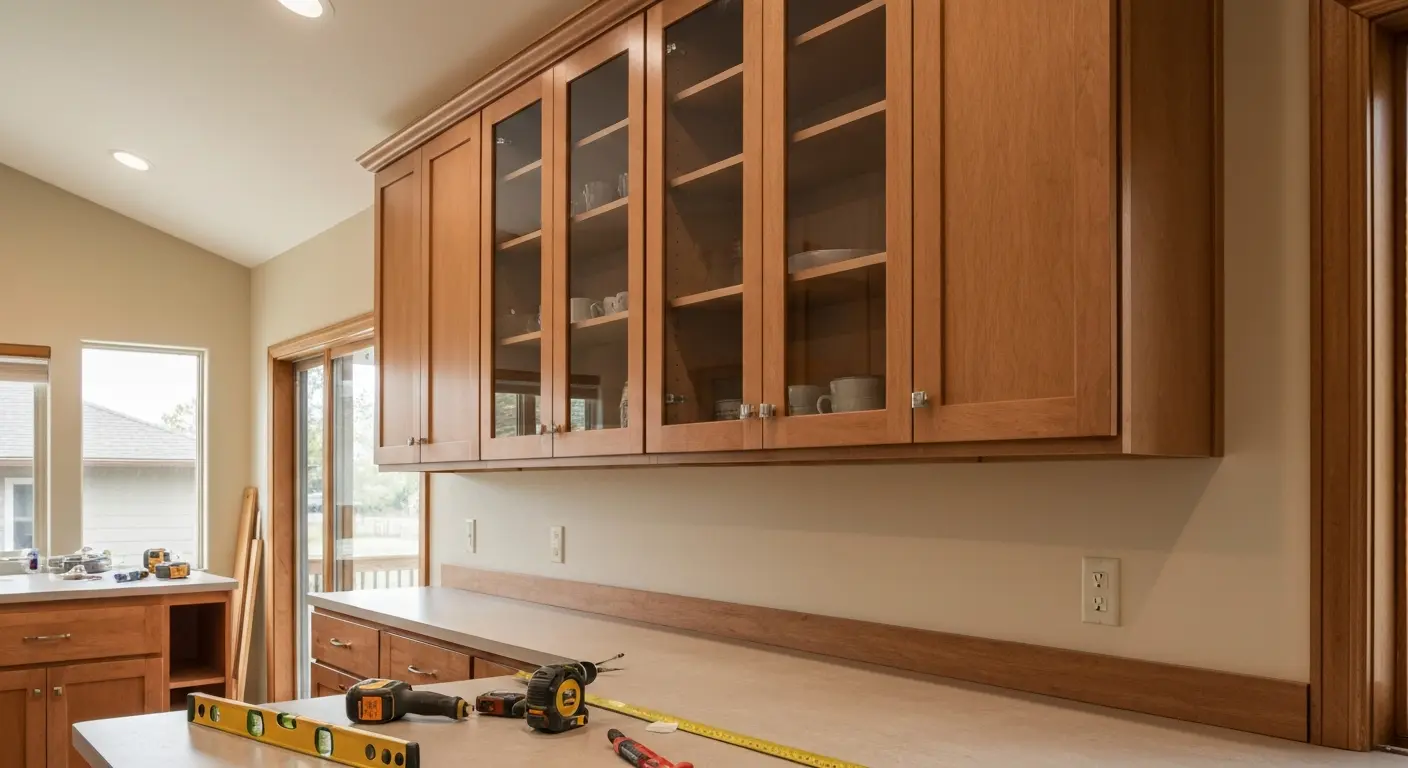 Kitchen cabinet installation