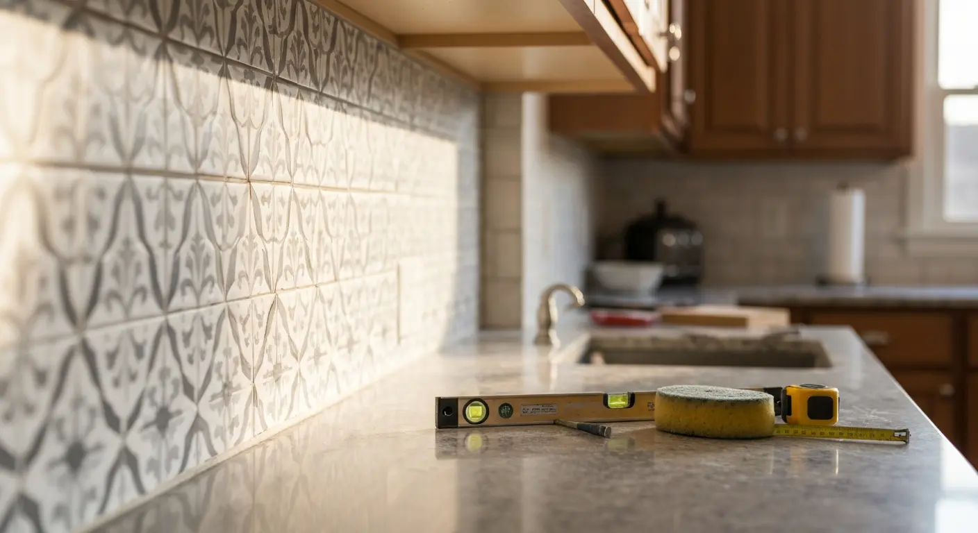 Custom backsplash design