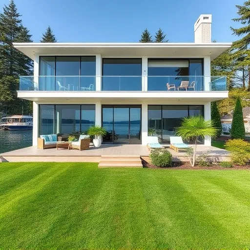 Completed home remodeling in Round Bay showcasing modern design and stylish interiors with no people present.