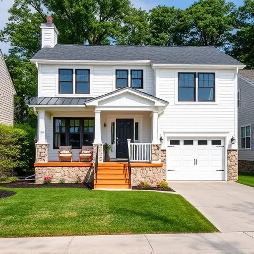 Completed remodeling project in Olde Severna Park showcasing modern design and elegant finishes.