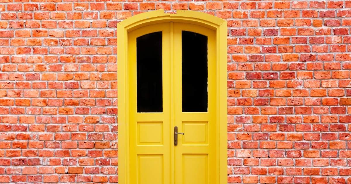 sunshine yellow color front door 