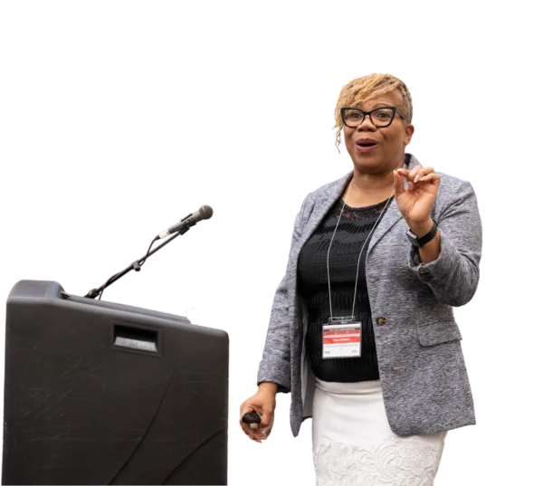 Joyce Odidison speaking