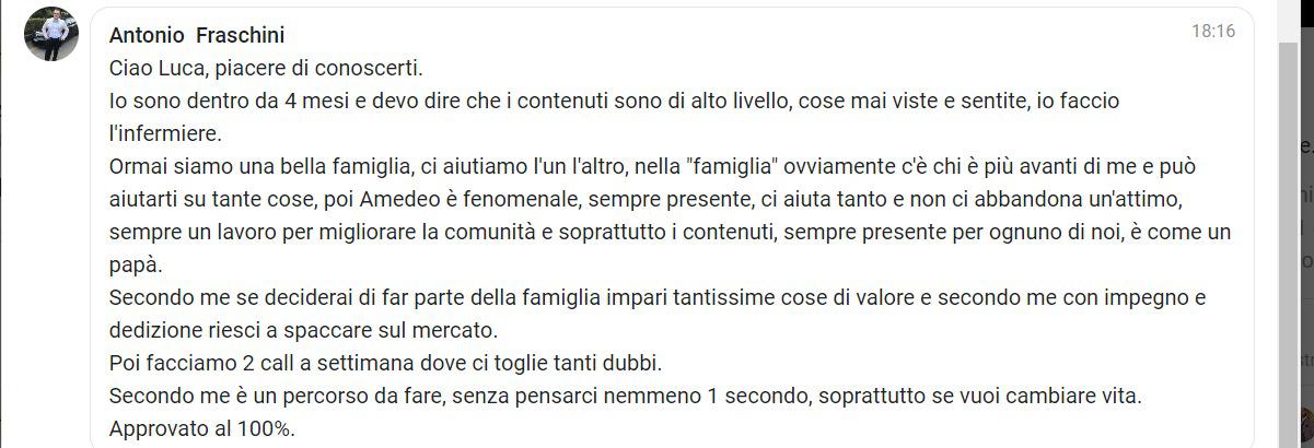Screenshot commento