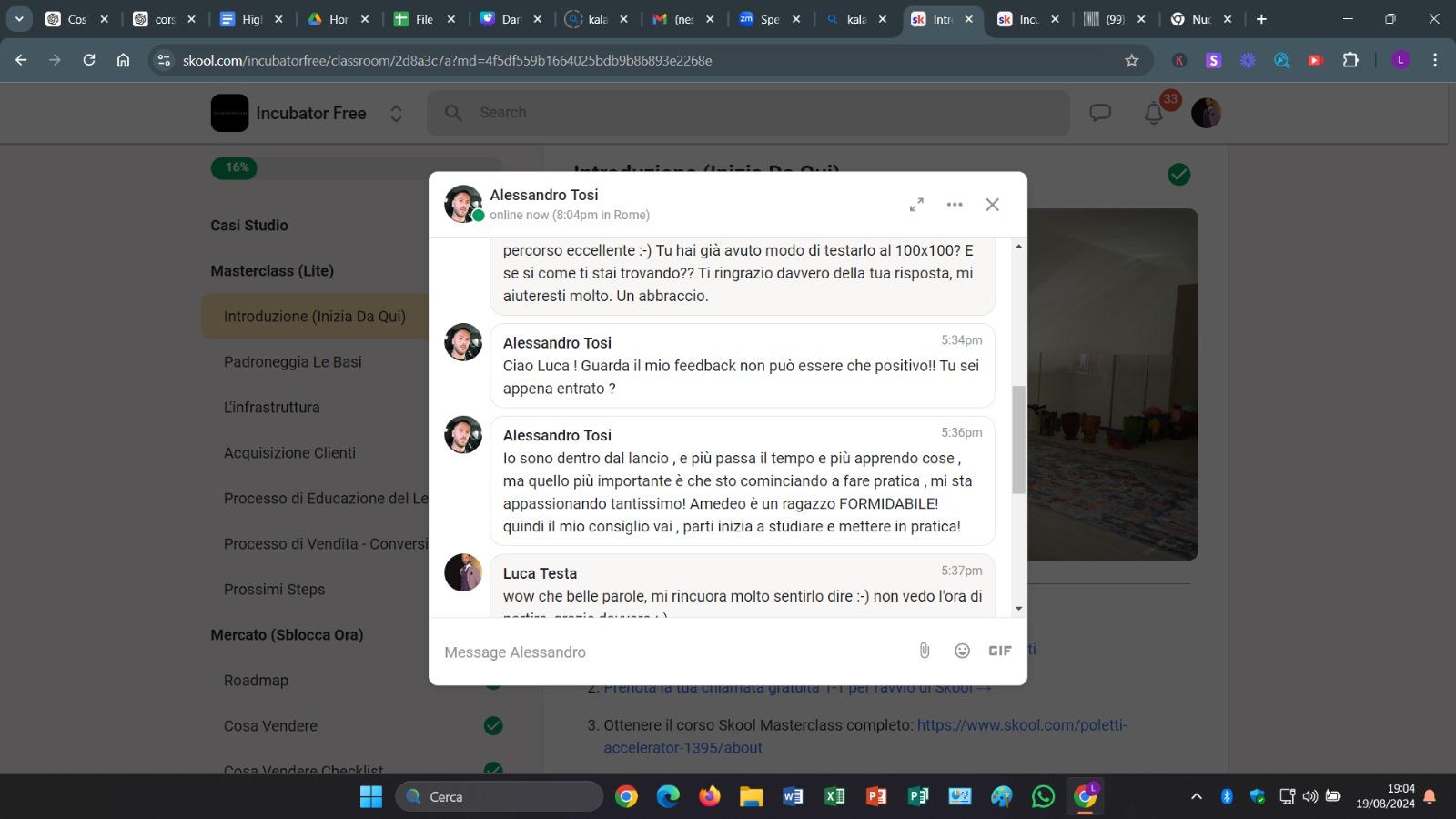 Screenshot commento