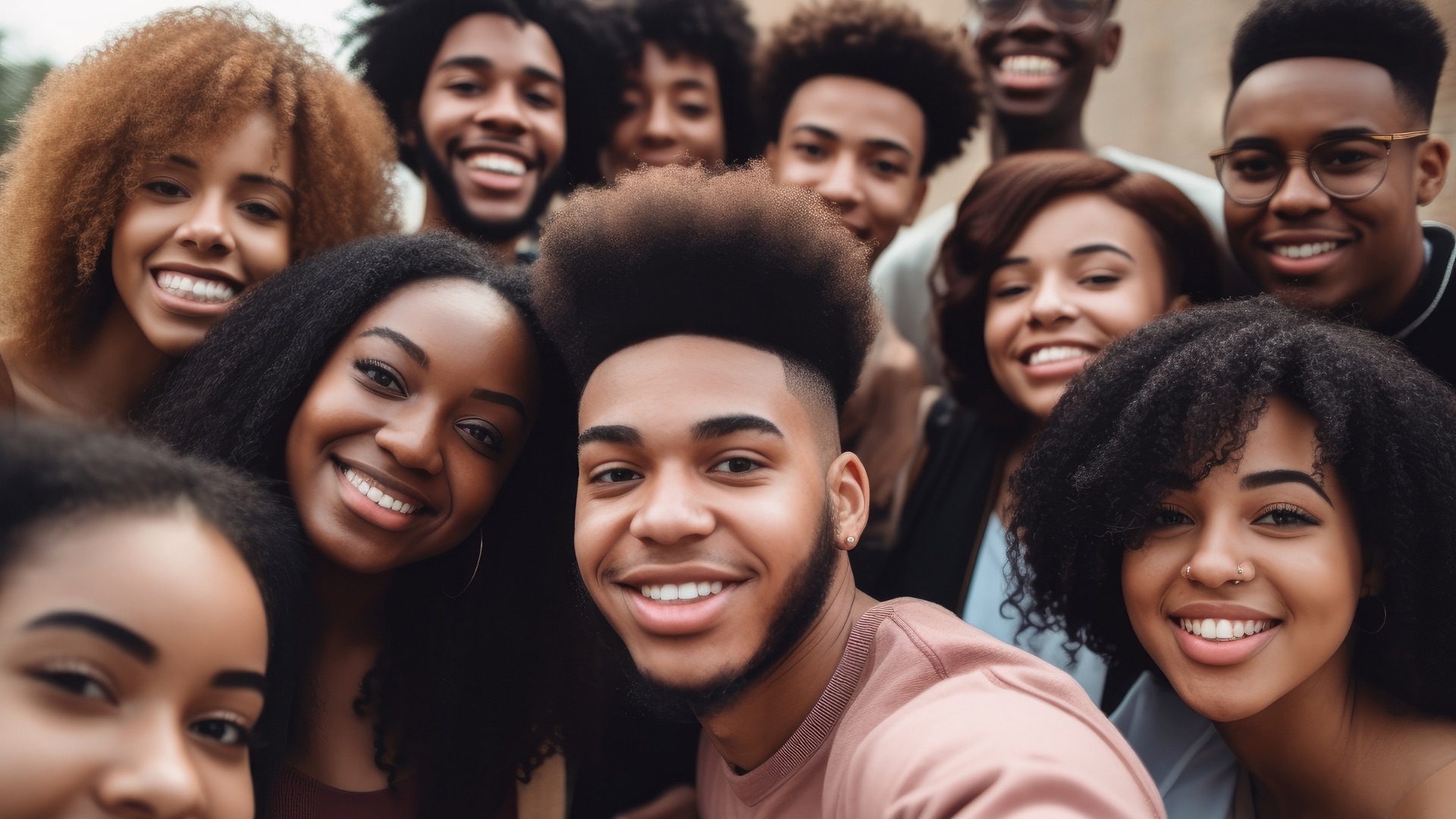 Campus Friends Working Together