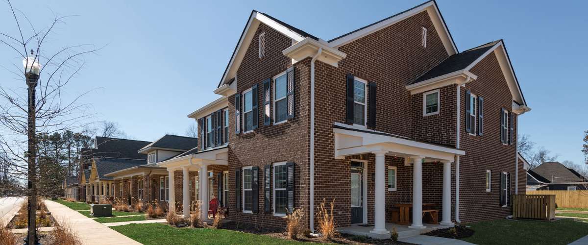 Corner view of an upscale neighborhood in Murfreesboro, TN Corner view of an upscale neighborhood in Murfreesboro, TN