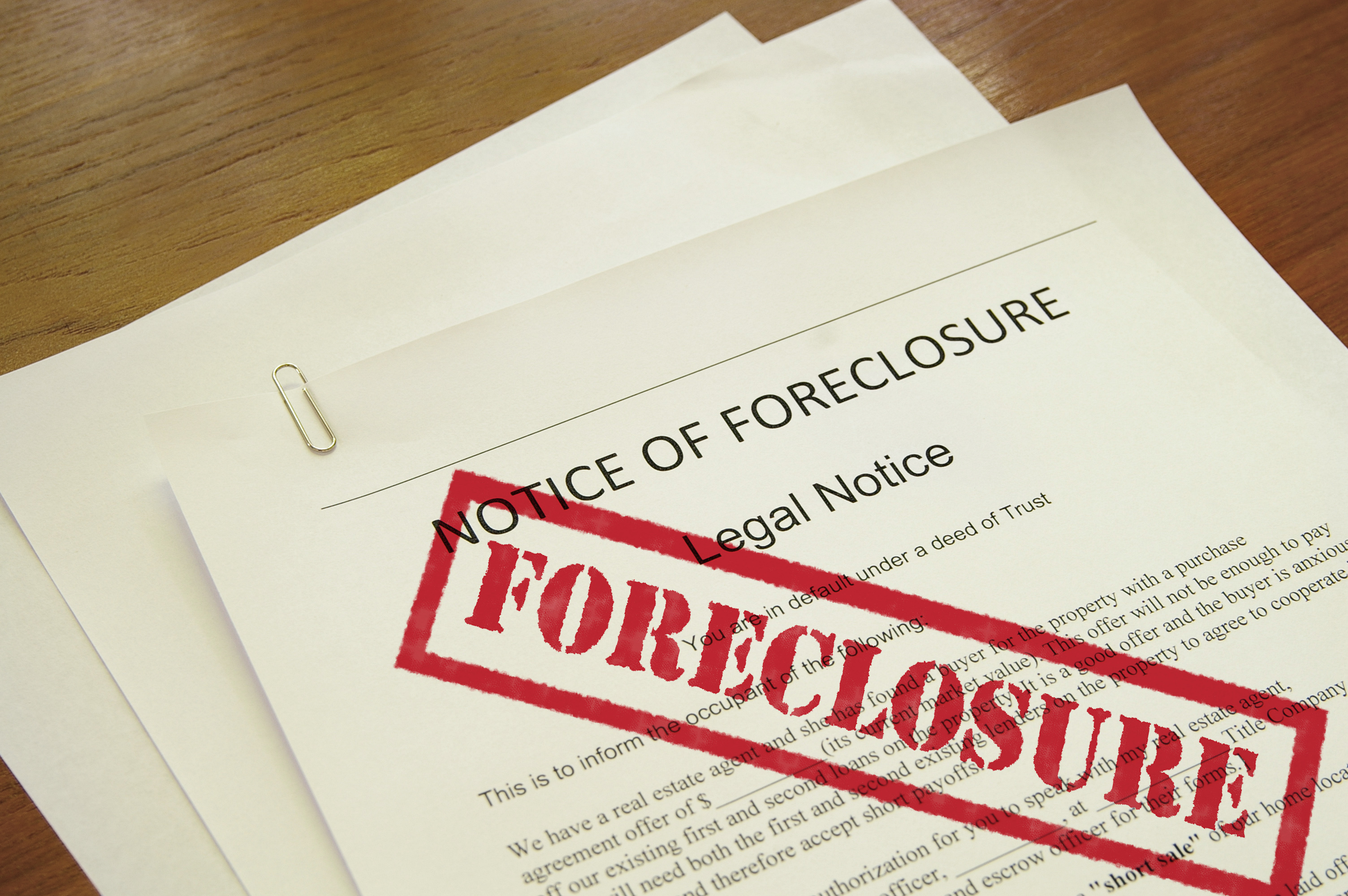 Foreclosure Notice