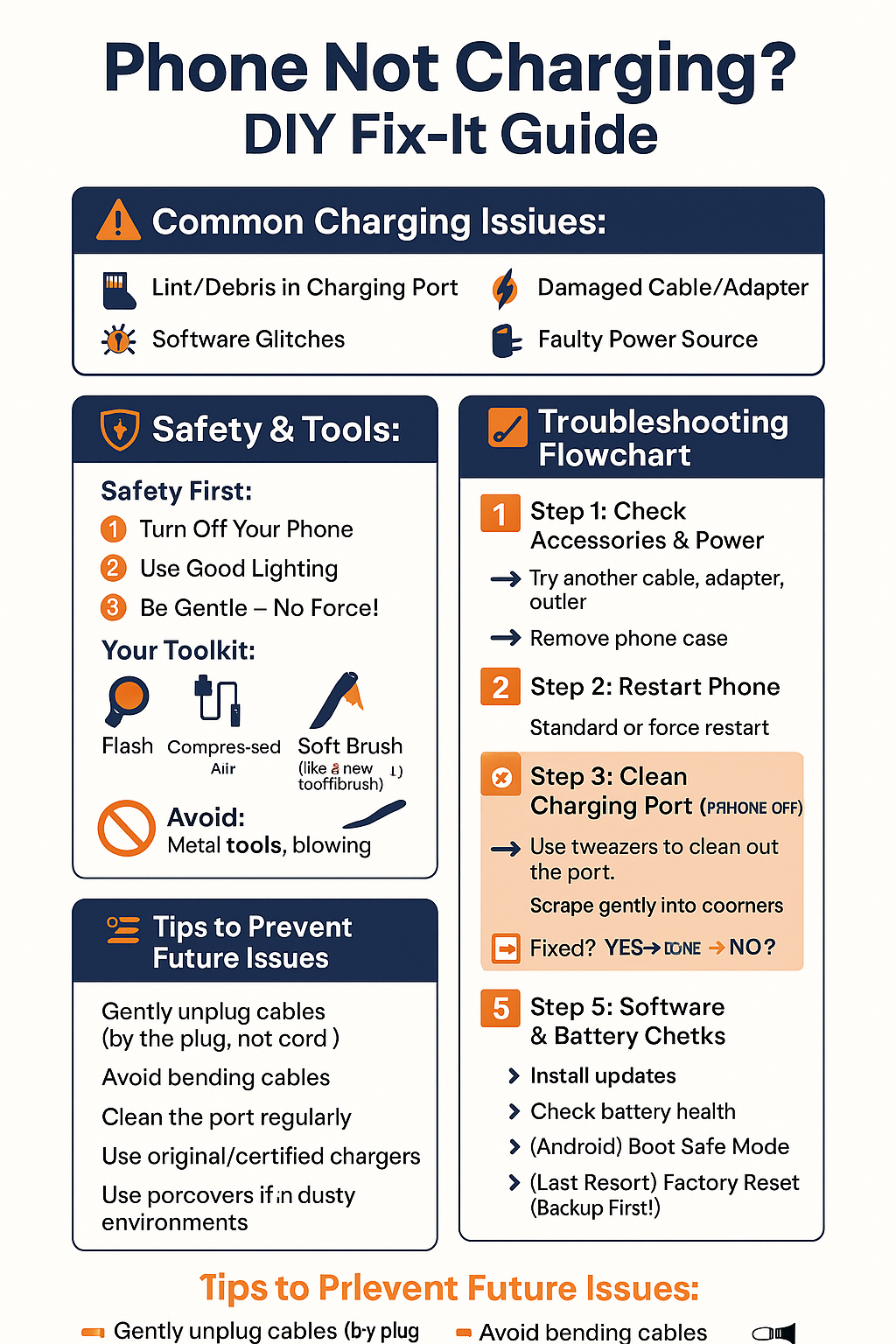 phone not charging flowchart phone not charging flowchart