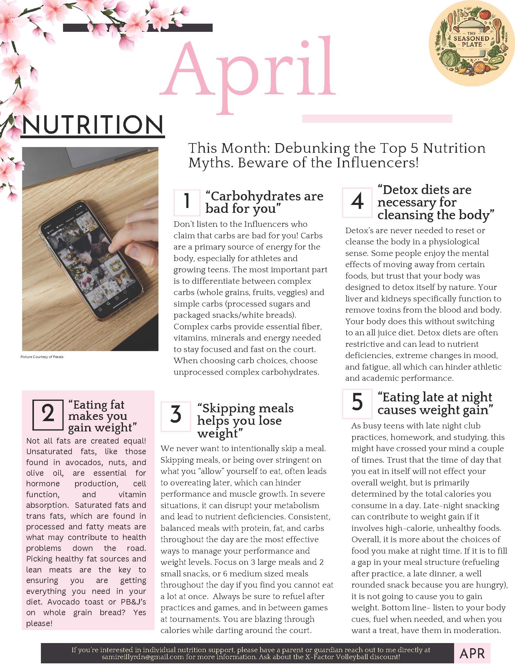 Spring into Smarter Nutrition: Debunking Myths & Fueling Performance!