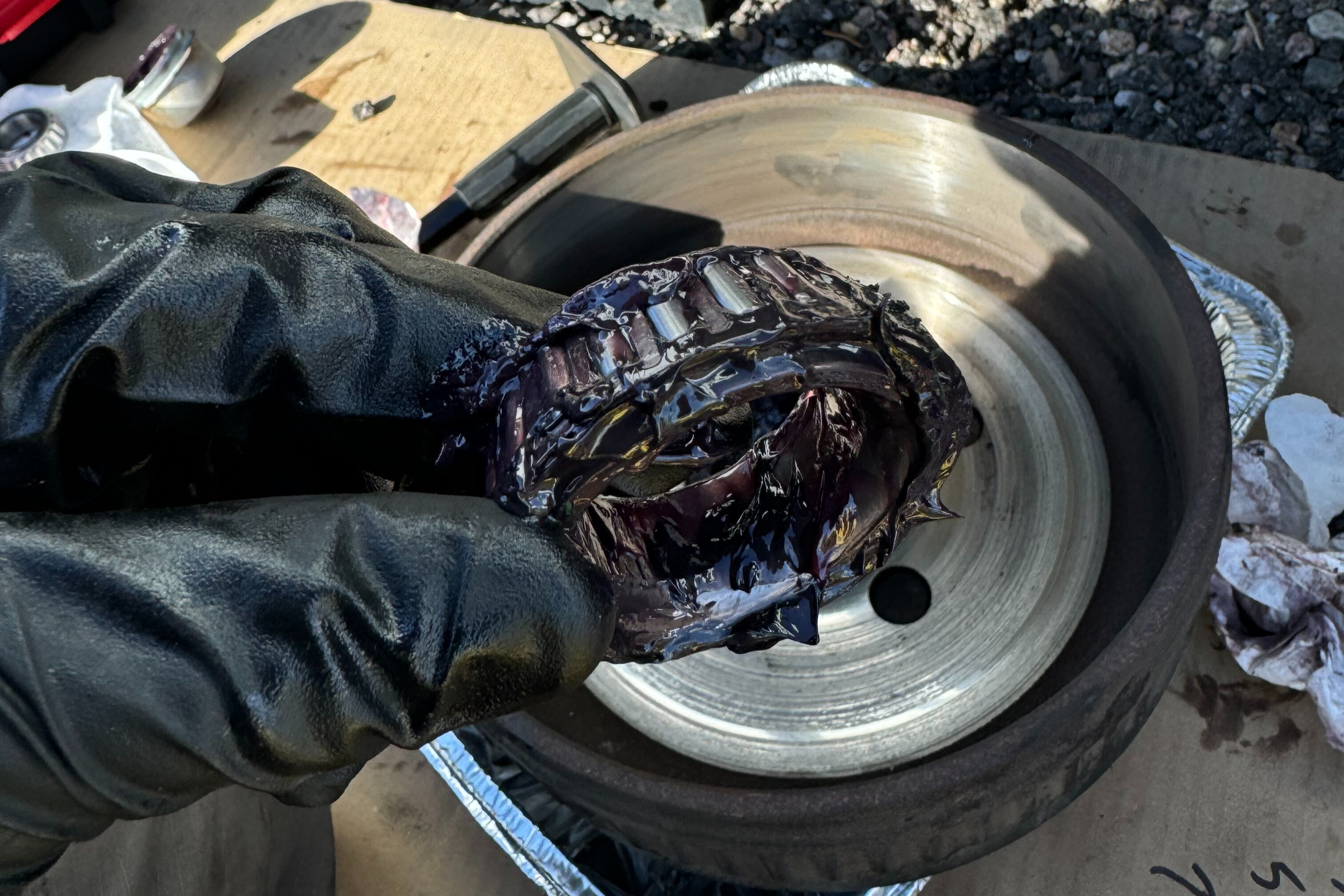 cleaning wheel bearing
