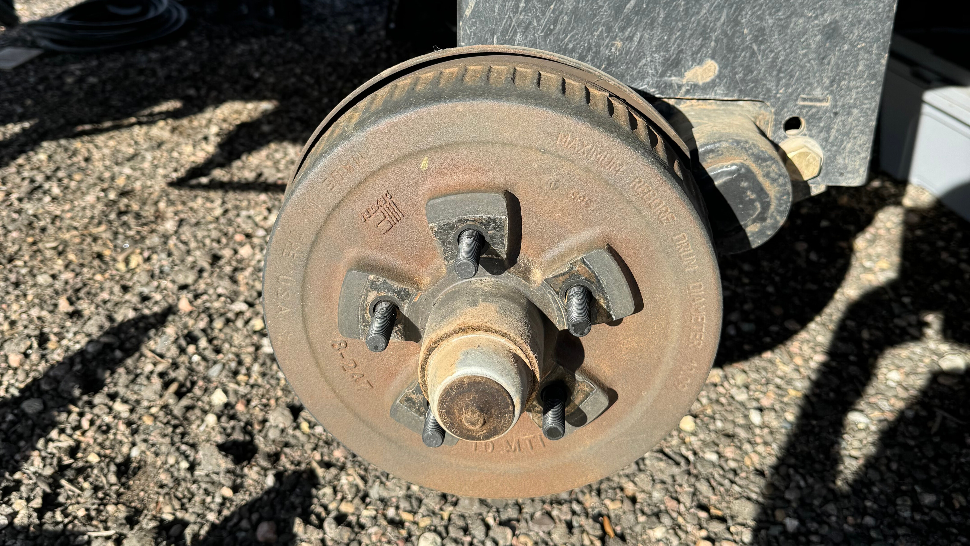 wheel bearing done my profession rv technician
