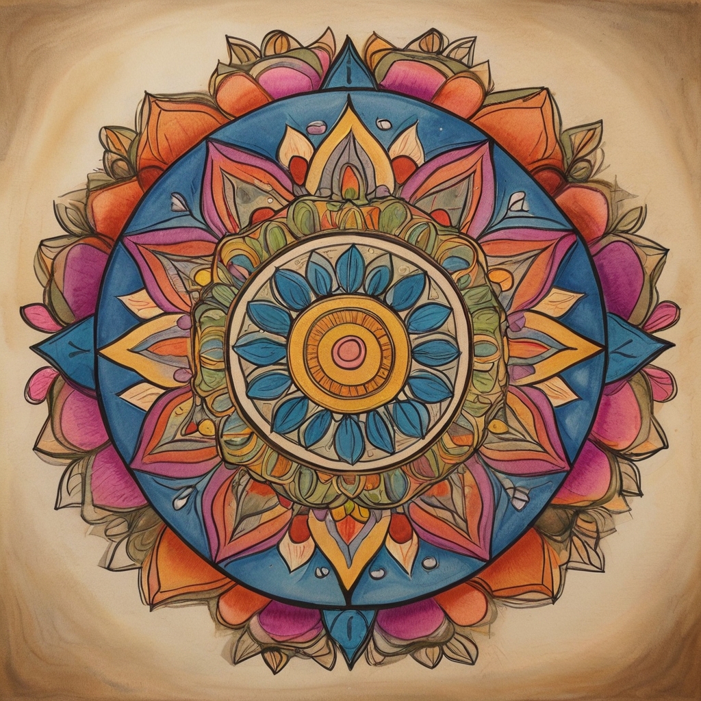 Chakra healing through Akashic Records – a meditative figure with aligned energy centers glowing, symbolizing deep spiritual healing, balance, and transformation