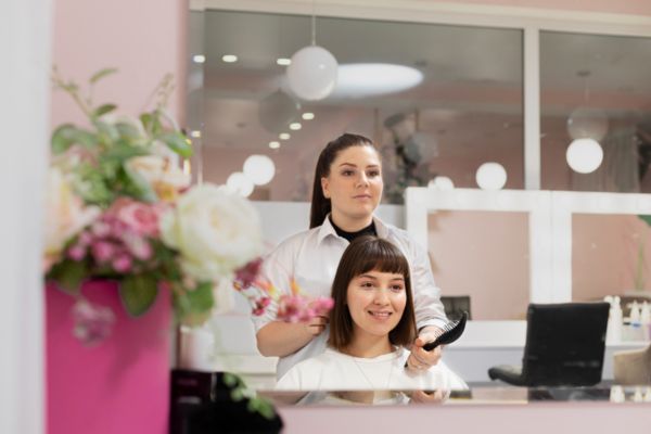 Salon client Salon client