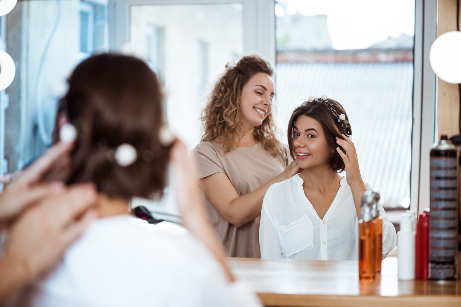 Woman in Salon Woman in Salon