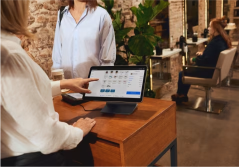 Receptionist and the Client Receptionist and the Client