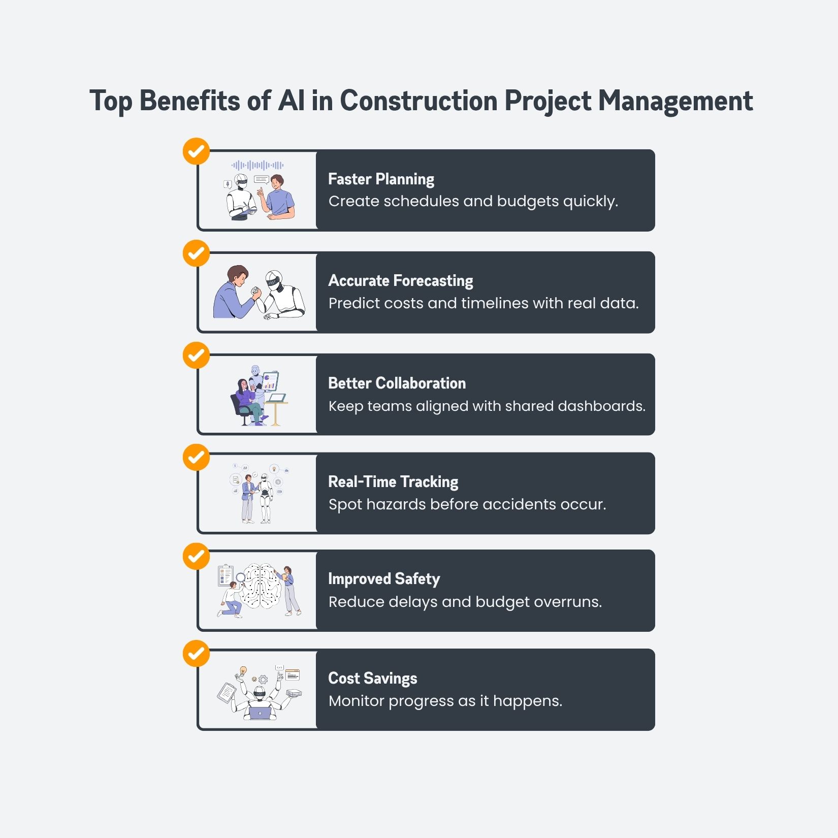 Top Benefits of AI in Construction Project Management Top Benefits of AI in Construction Project Management