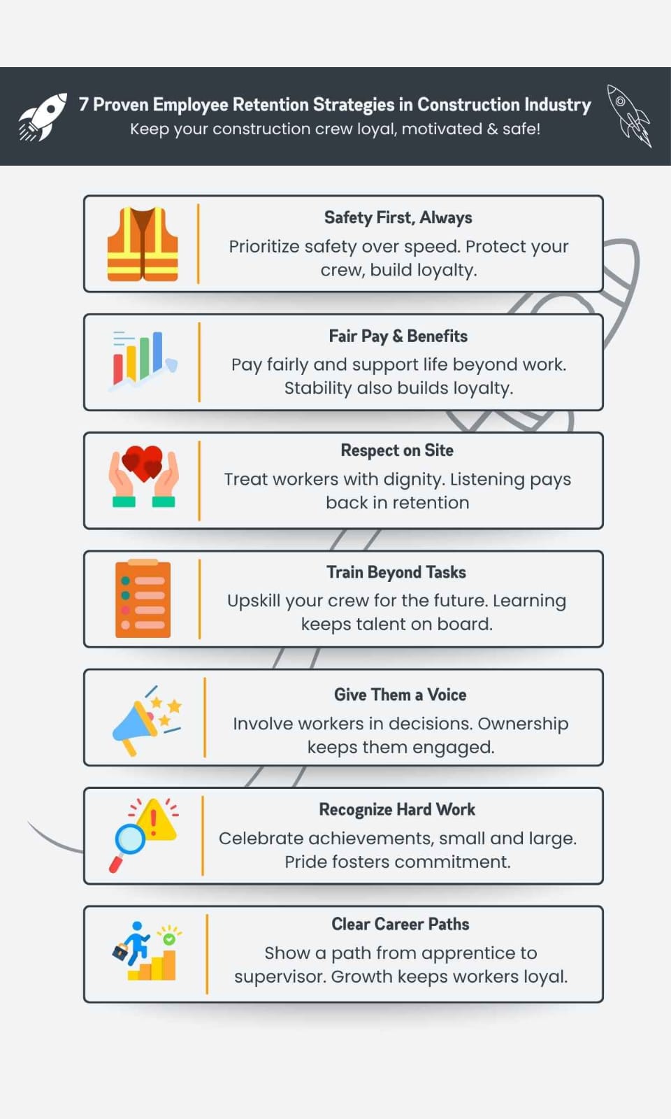 7 Proven Employee Retention Strategies in Construction Industry 7 Proven Employee Retention Strategies in Construction Industry