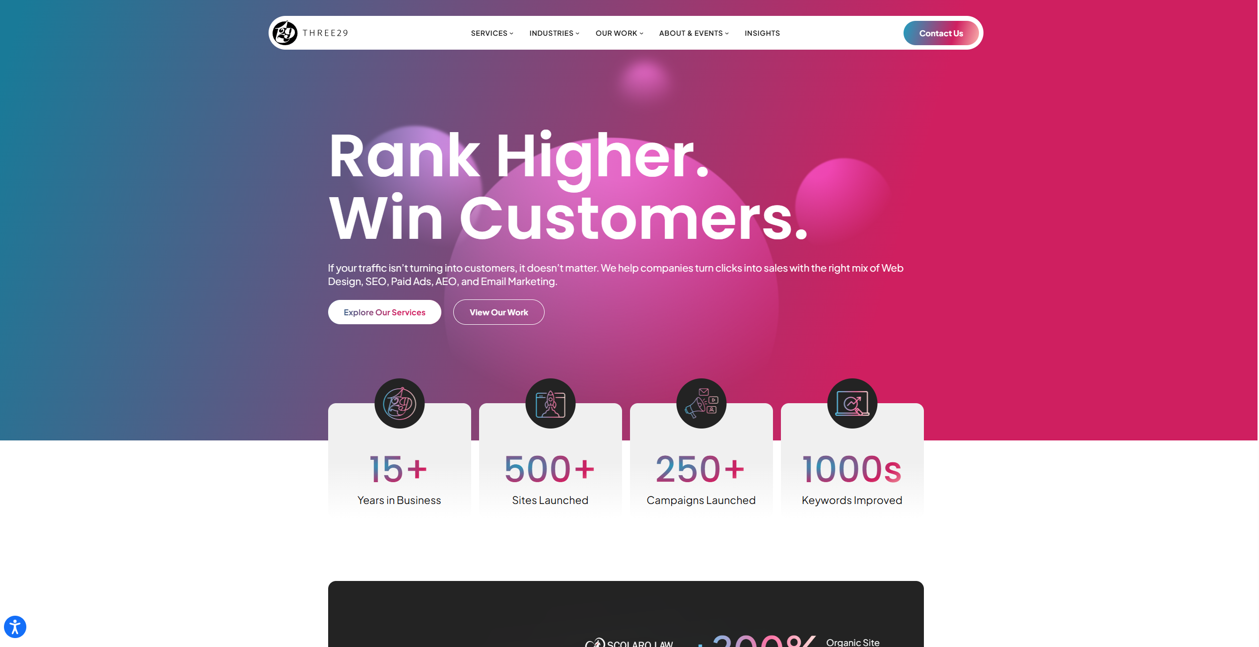 Three29 - Digital Transformation Agency Sacramento