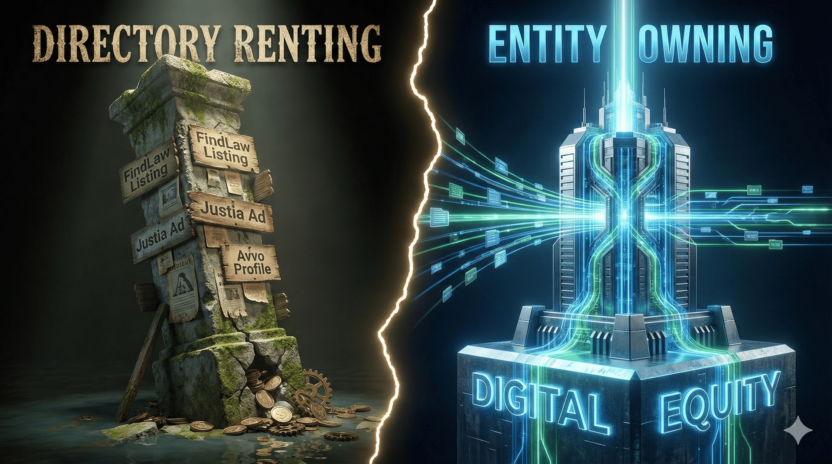 FindLaw vs Justia vs Entity SEO comparison for Sacramento law firms