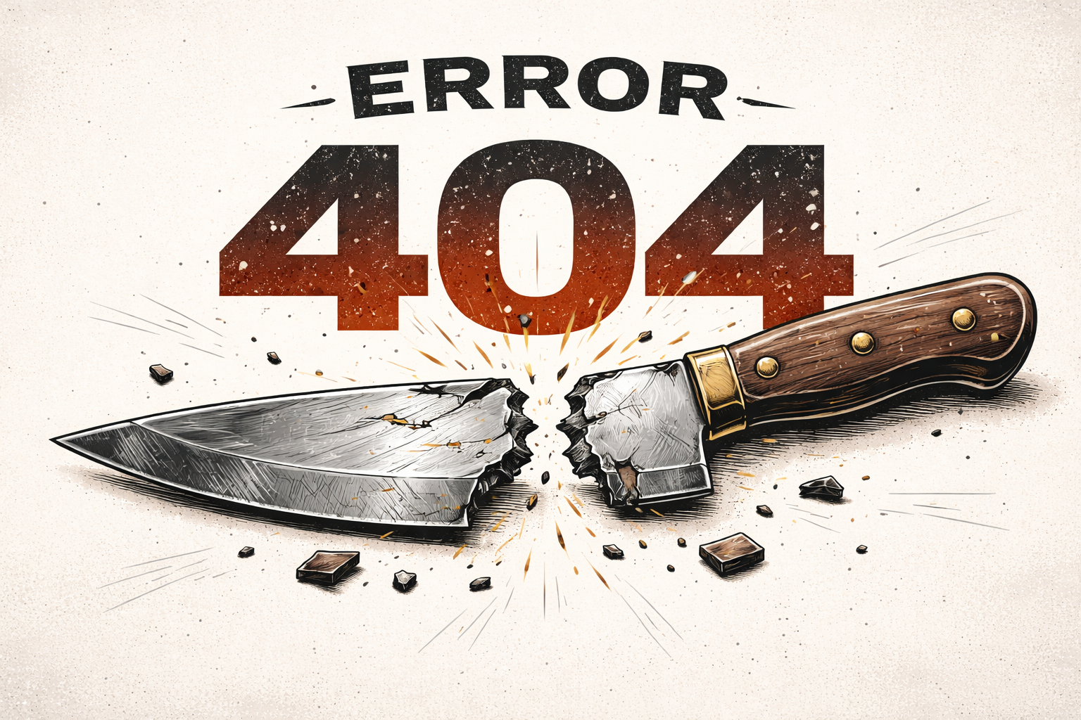 Broken knife – Error 404