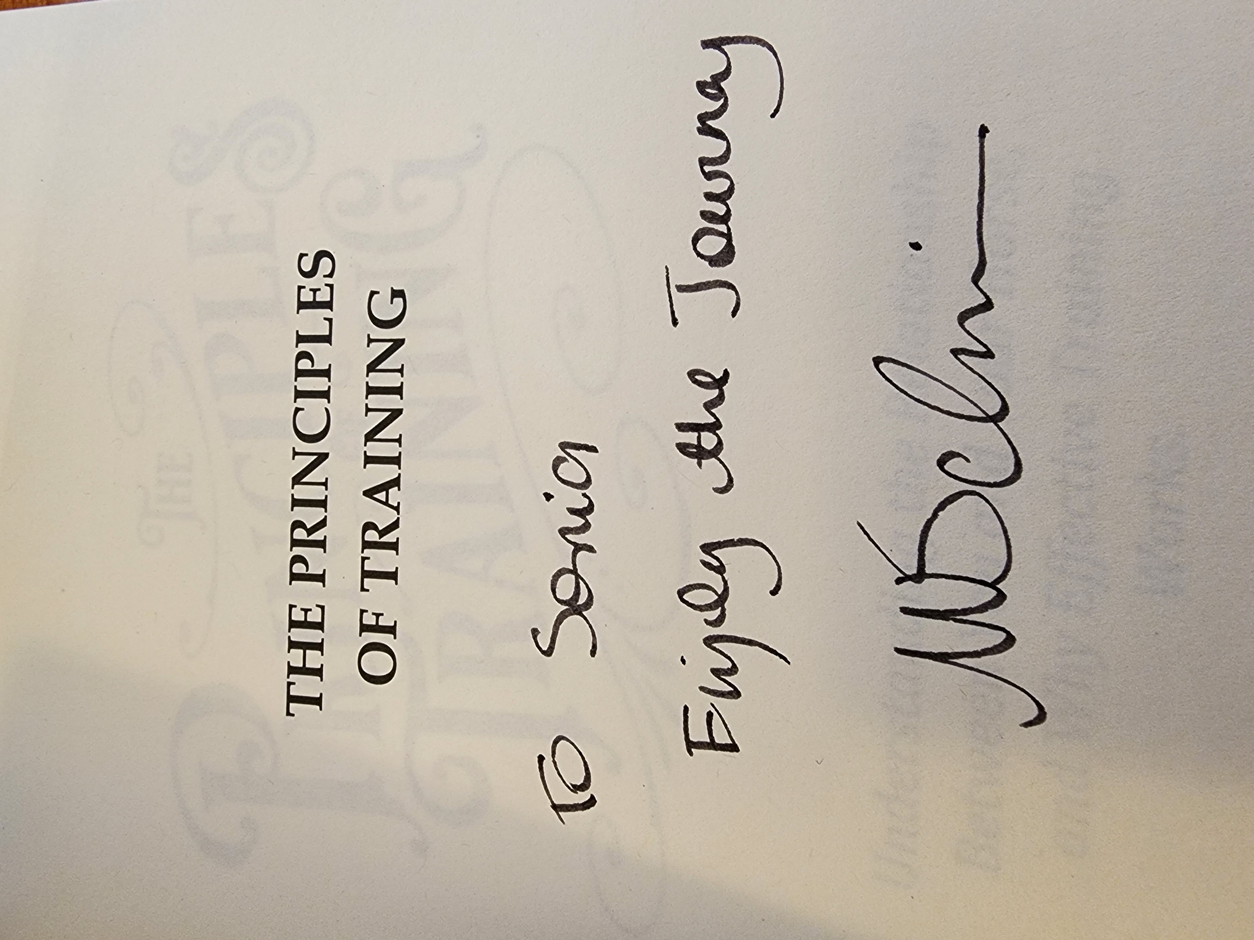 signed book