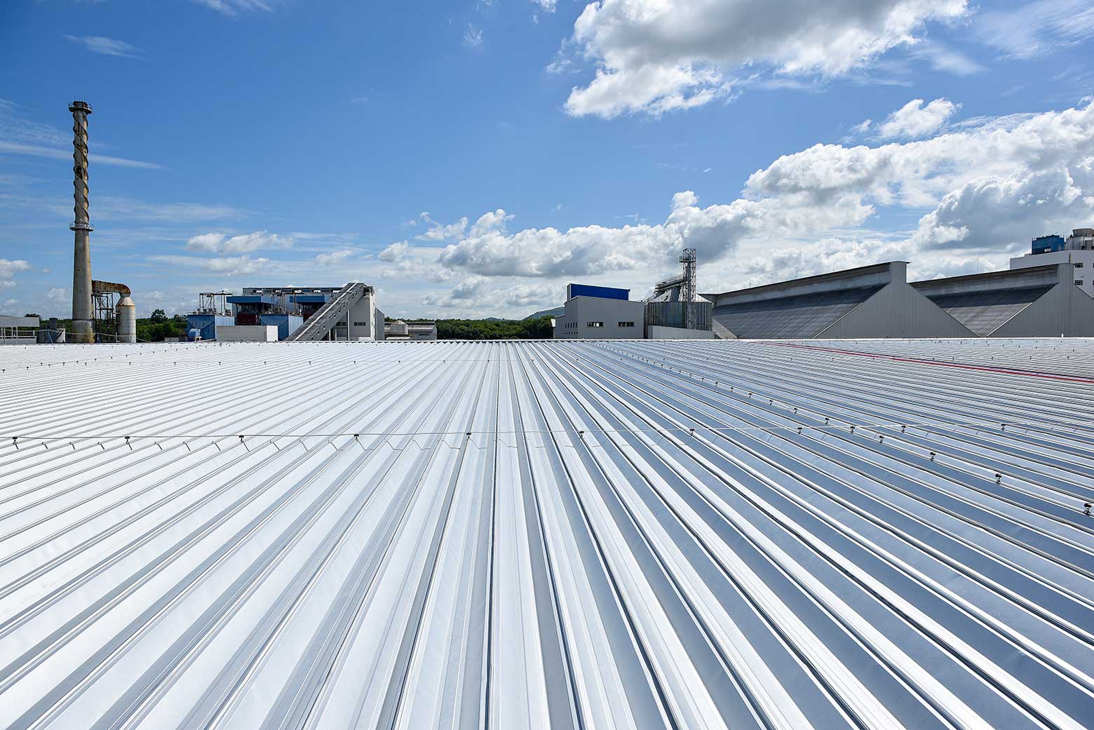 a beautiful roof of a factory