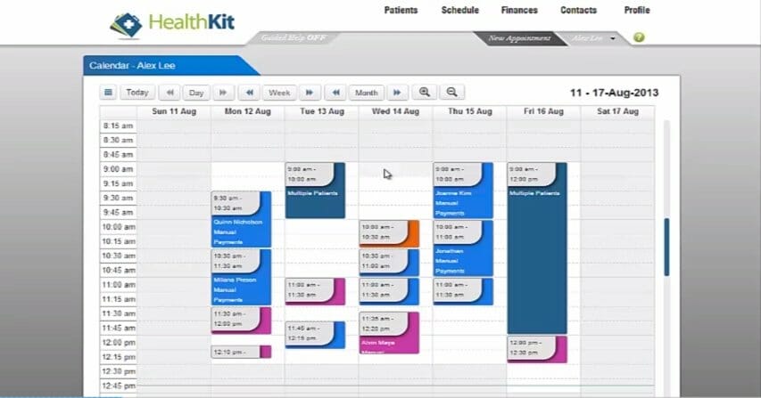 health kit booking software