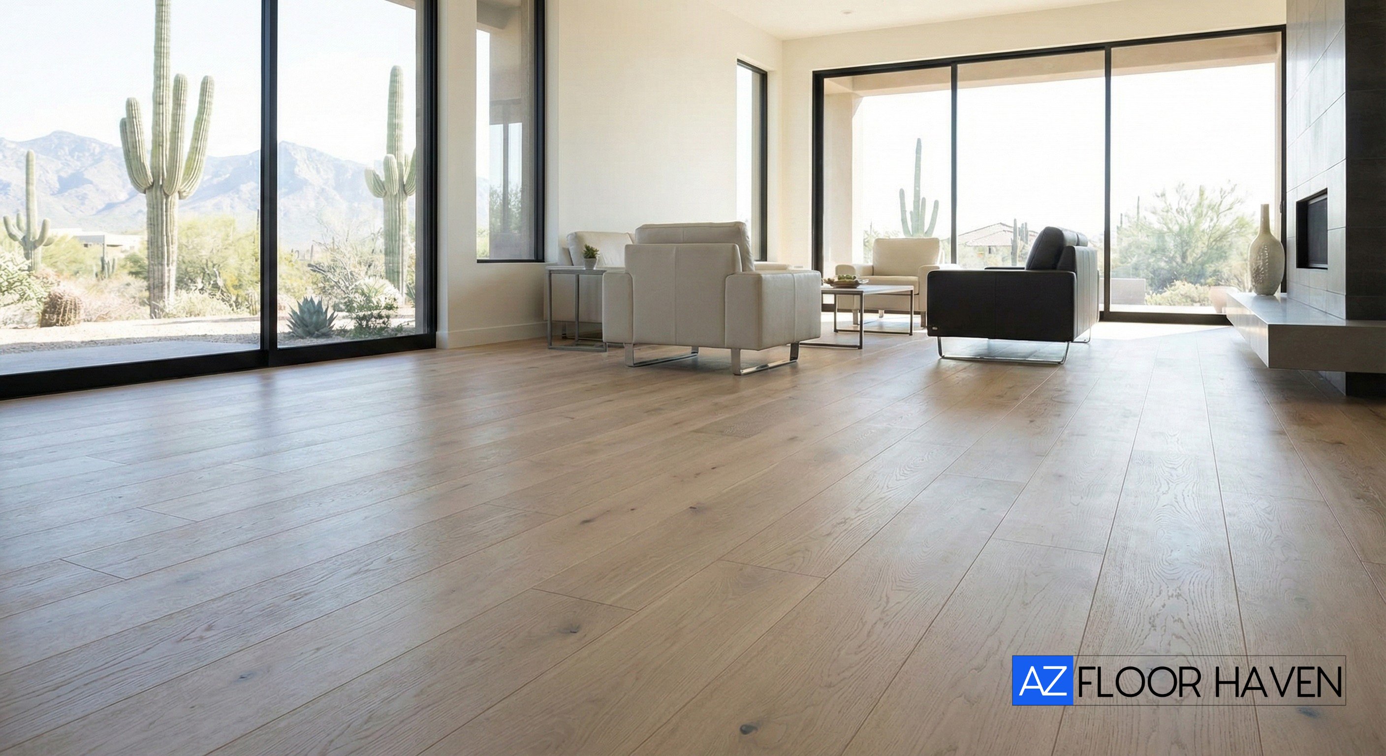 New engineered wood floor