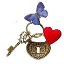 lock. heart