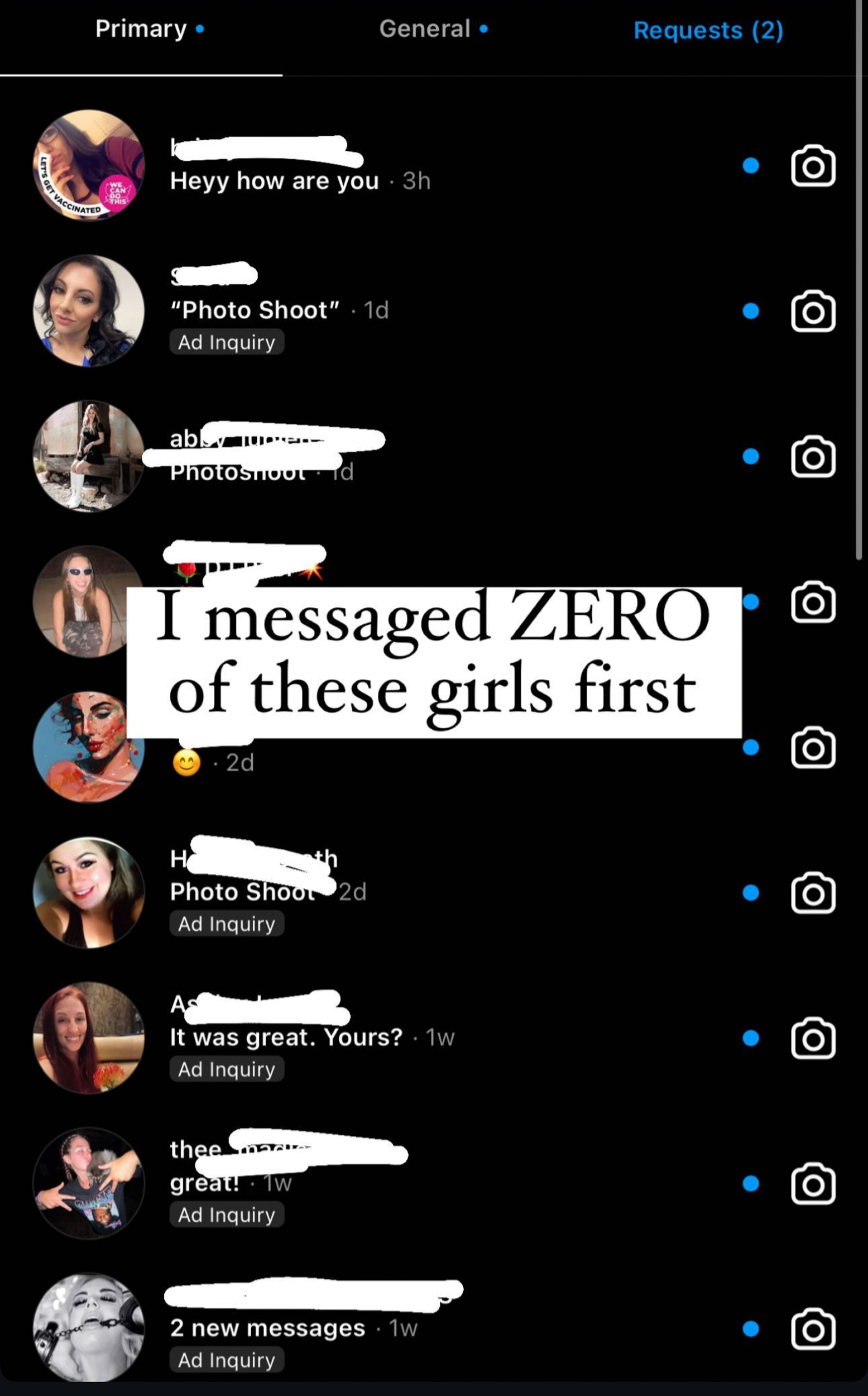 Inbox proof message screenshot 2