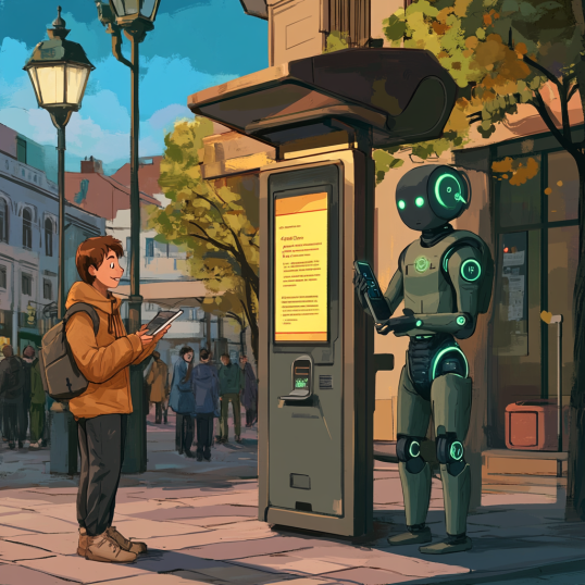 Voice AI Assistant Communicates Transit Schedule to Residents