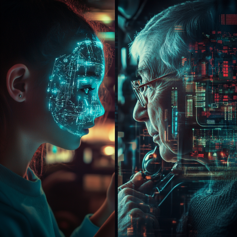 Young People Adopting AI Far Faster than Seniors