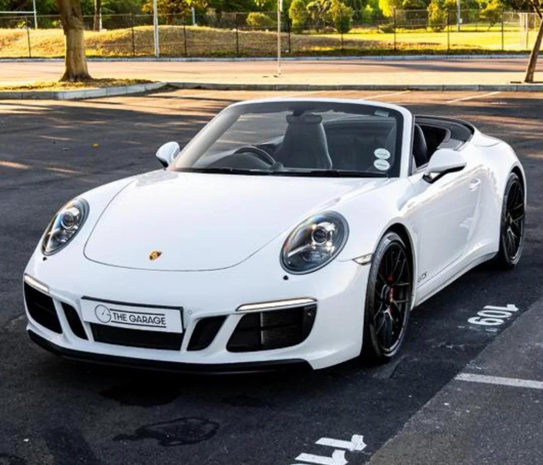 2019 Porsche 911 Carrera GTS Cabriolet with roof down