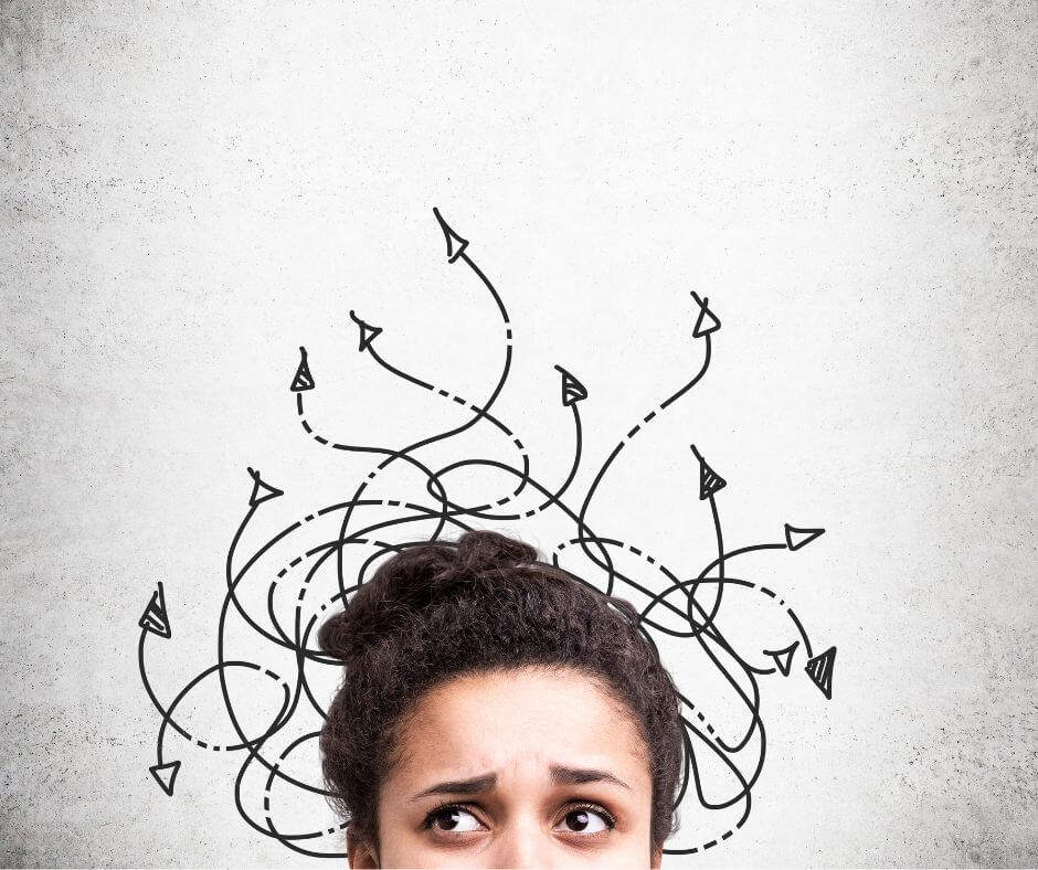 Jumbled thought due to brain fog