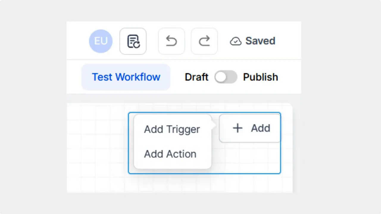 Switching to the Advanced Builder from the top-left dropdown