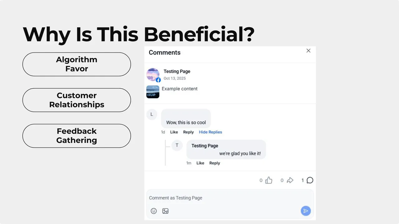 Keeping the conversation going strengthens customer relationships and helps the algorithm Keeping the conversation going strengthens customer relationships and helps the algorithm