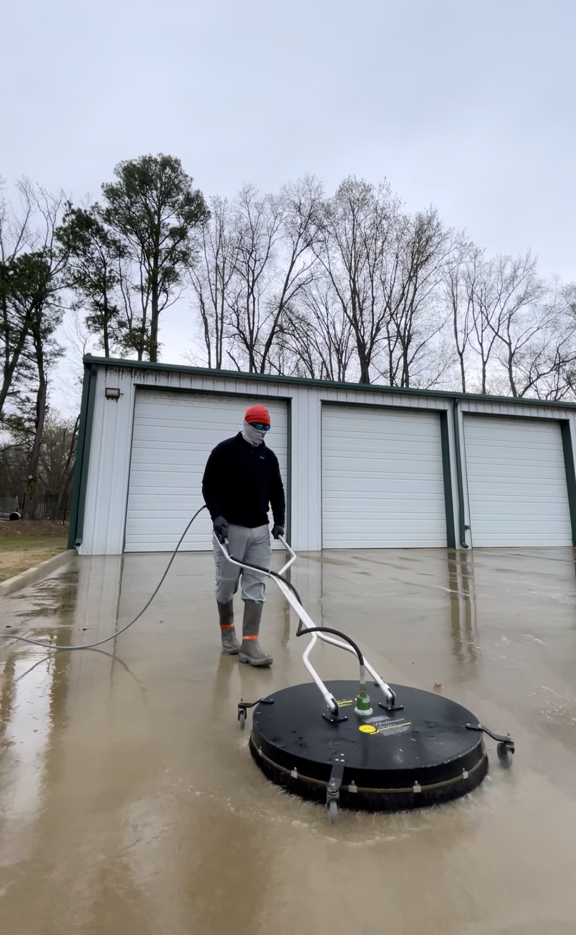 pressure washing