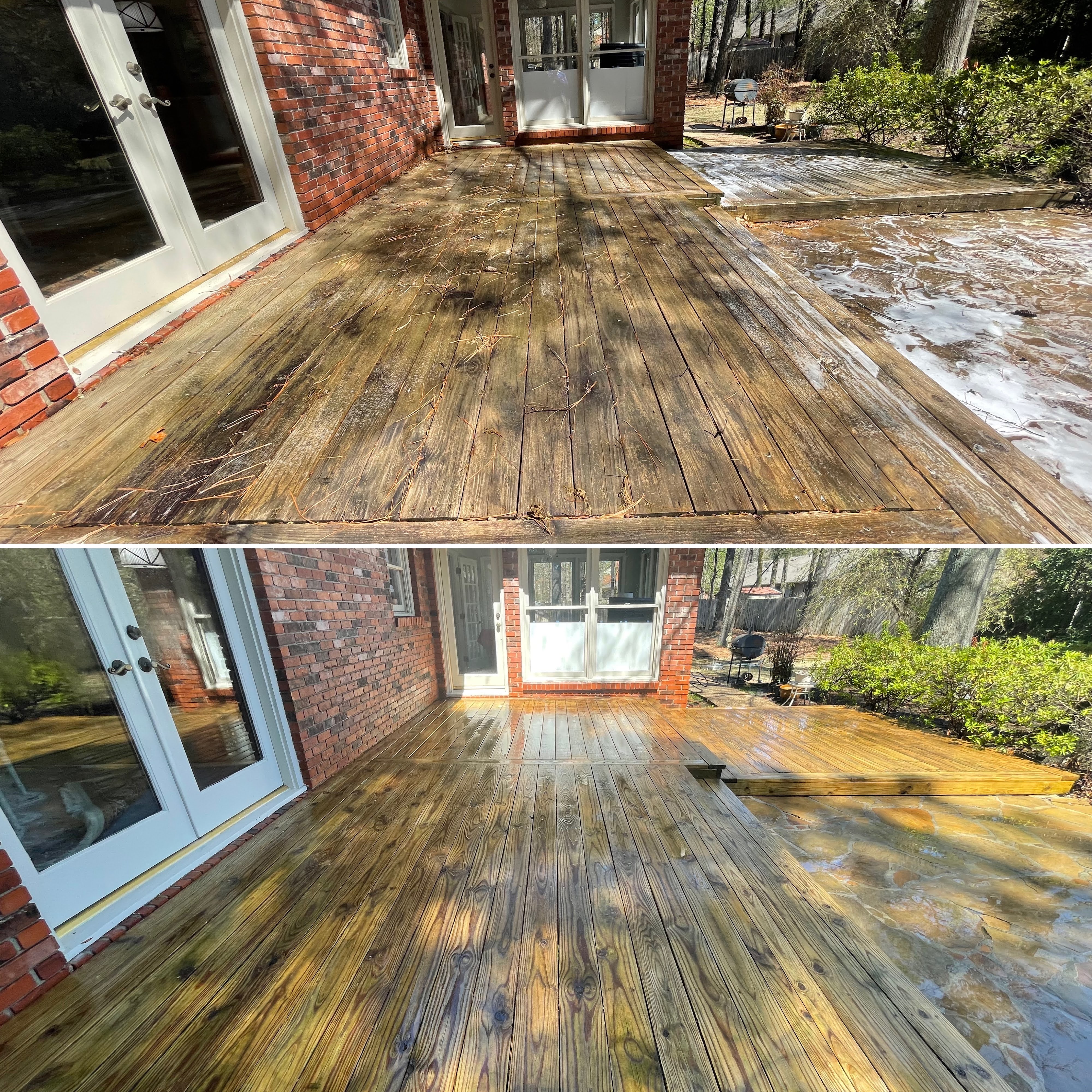 deck cleaning