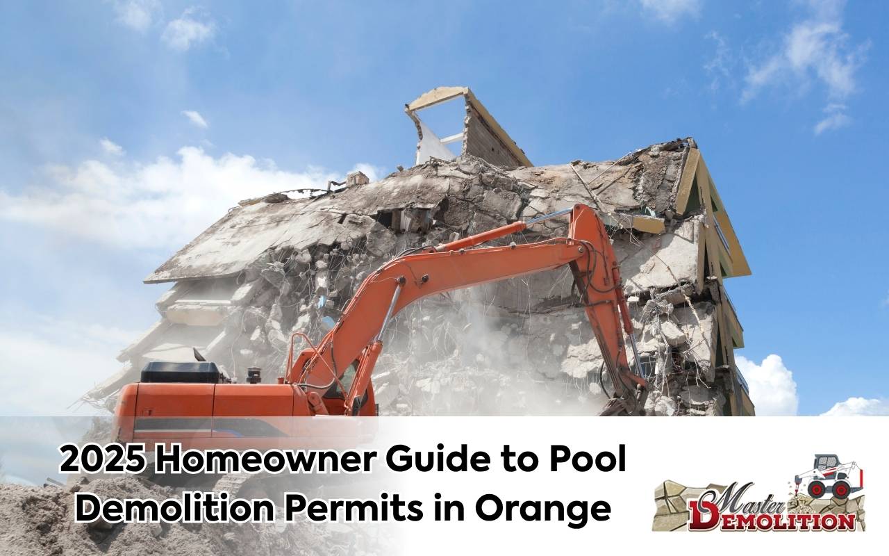 Guide to obtaining a pool demolition permit in Orange CA